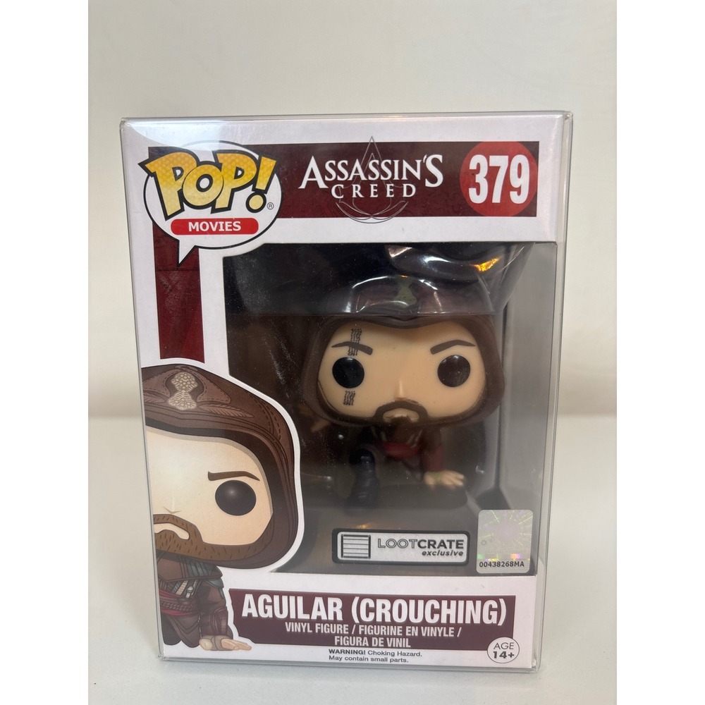 Funko Pop Movies Assassins Creed Aguilar Crouching 379 Loot Crate Exclusive